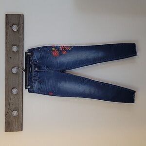 NWOT Ranbeeri Embroidered High Rise Skinny Jeans SZ 3